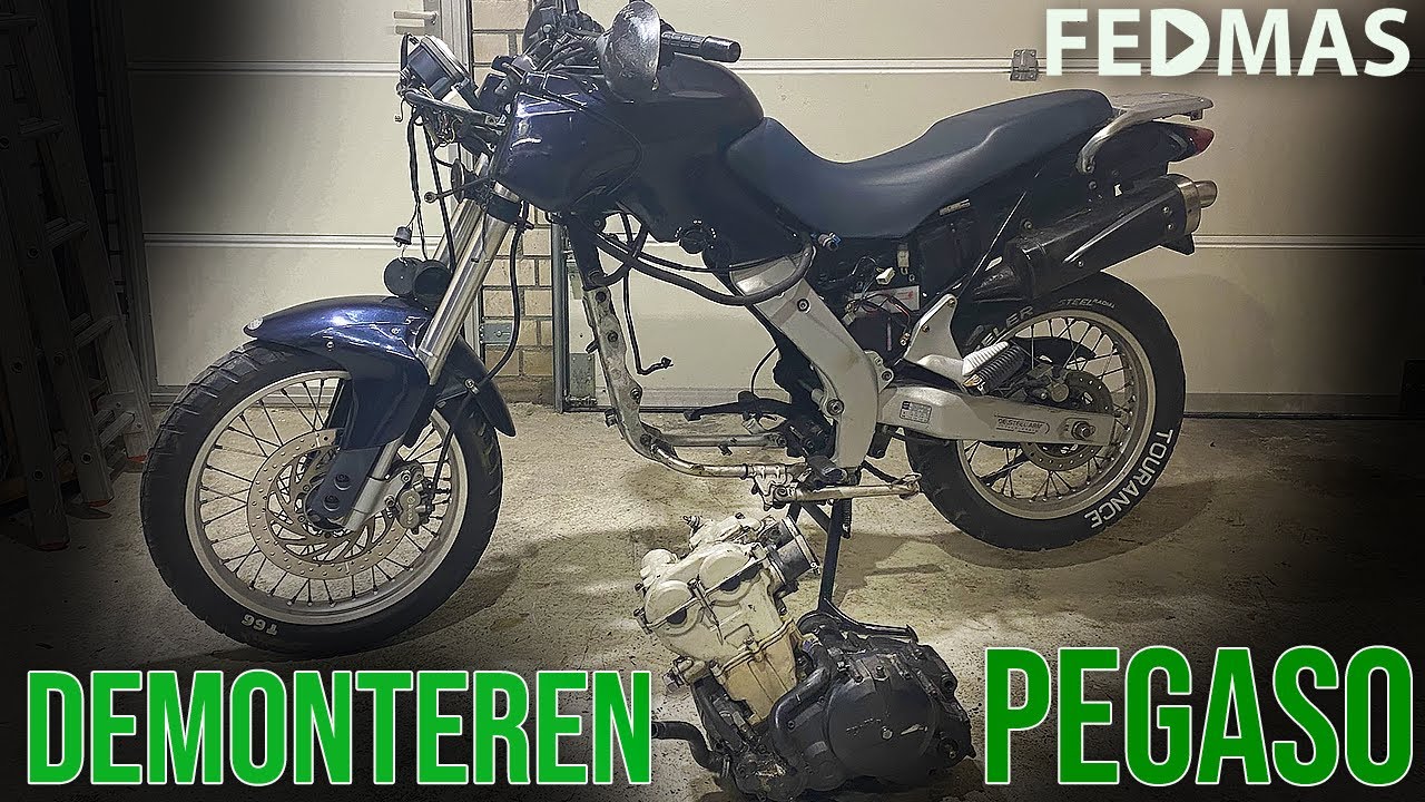 Pegaso helemaal uit elkaar! - Aprilia Pegaso (deel 2) | FEDMAS