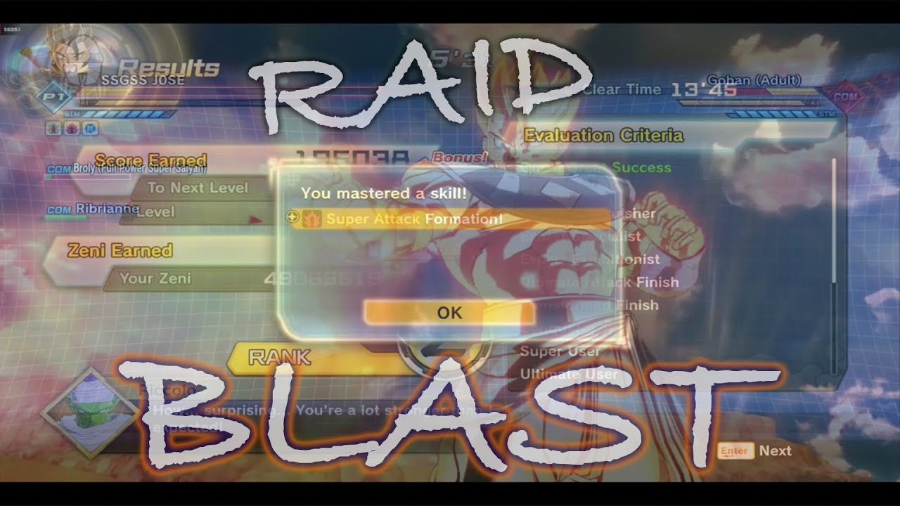 EASIEST AND FASTEST WAY TO GET RAID BLAST - XV2