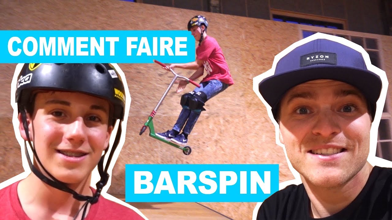 COMMENT FAIRE BARSPIN EN TROTTINETTE