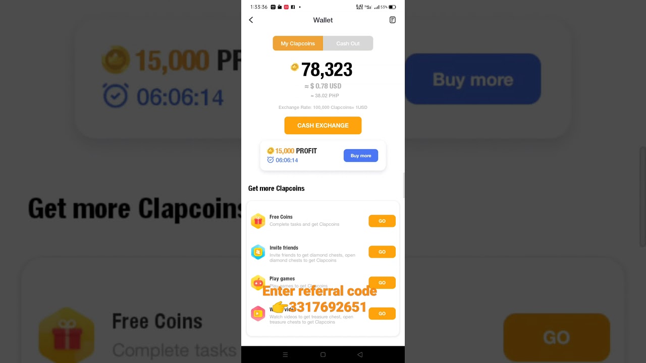 clipclaps👏 coins  to dollar💵💰