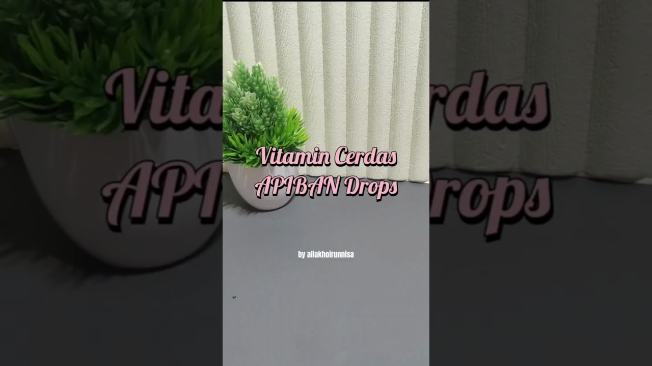 Vitamin Cerdas Apiban Drops belinya di link deskripsi