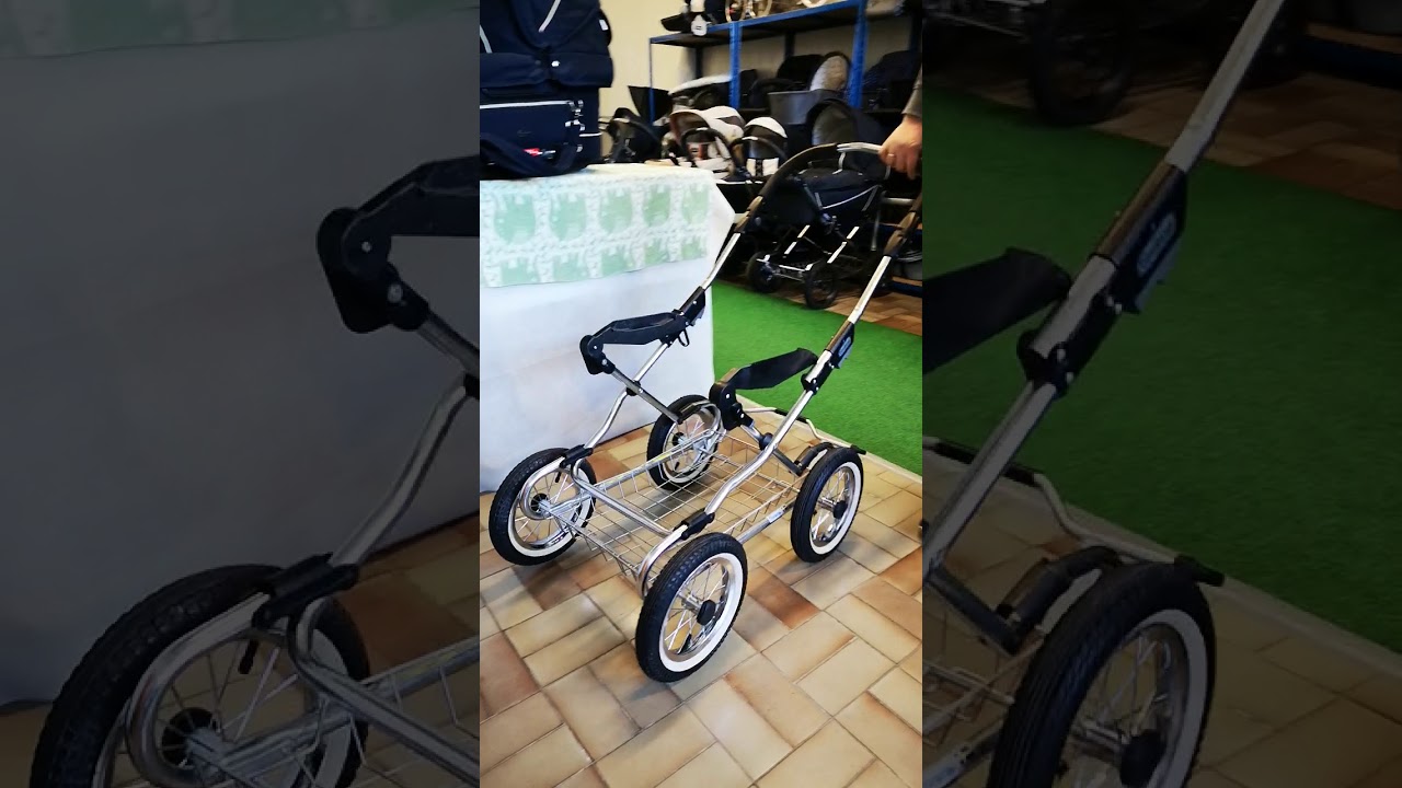zusammenklappen Emmaljunga Klassik + Deluxe Gestell