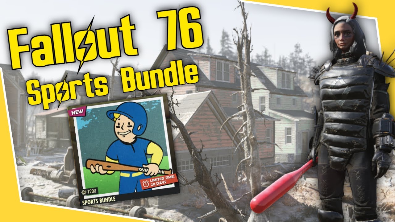 Fallout 76 - Atomic Shop Update: Sports Bundle!!