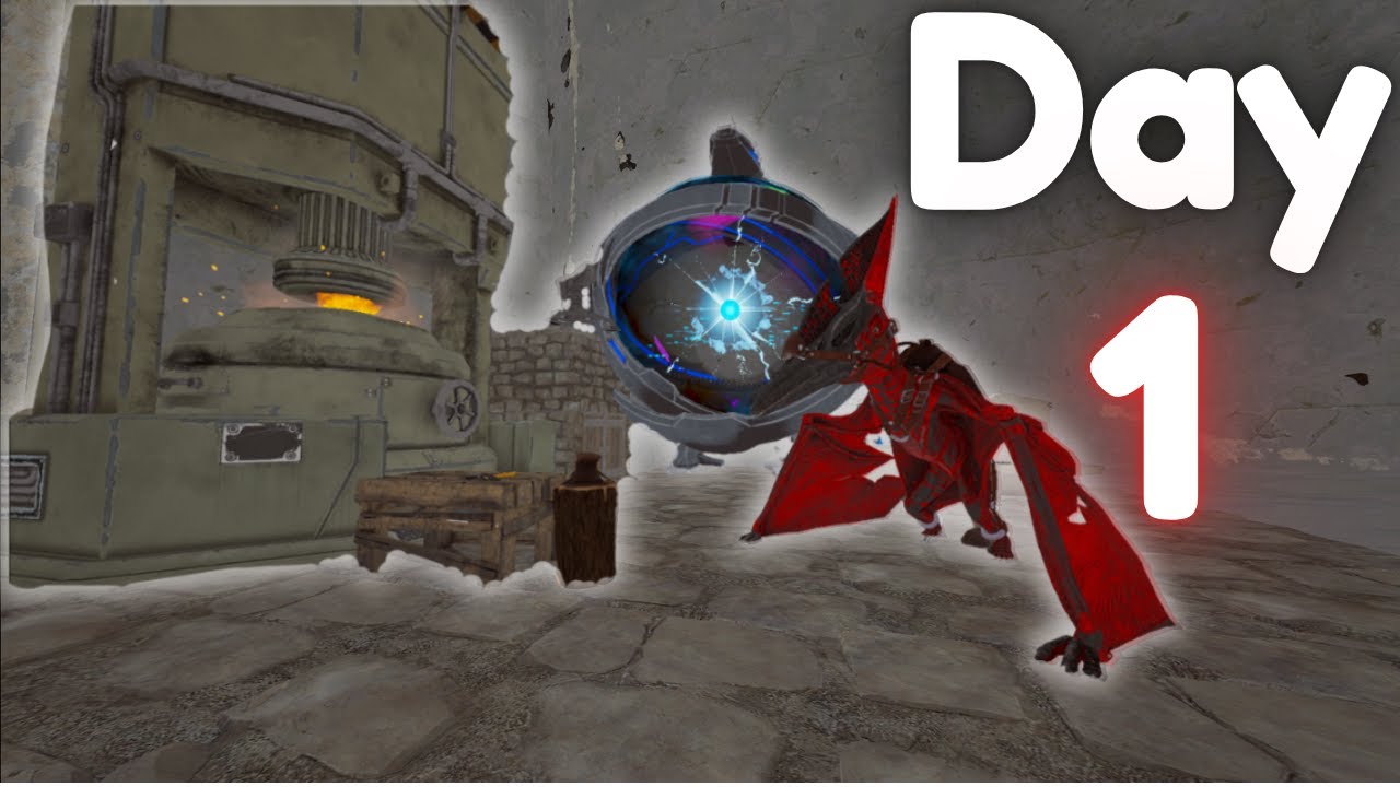 Claiming The WEIRDEST Cave Day 1 In Ark PvP