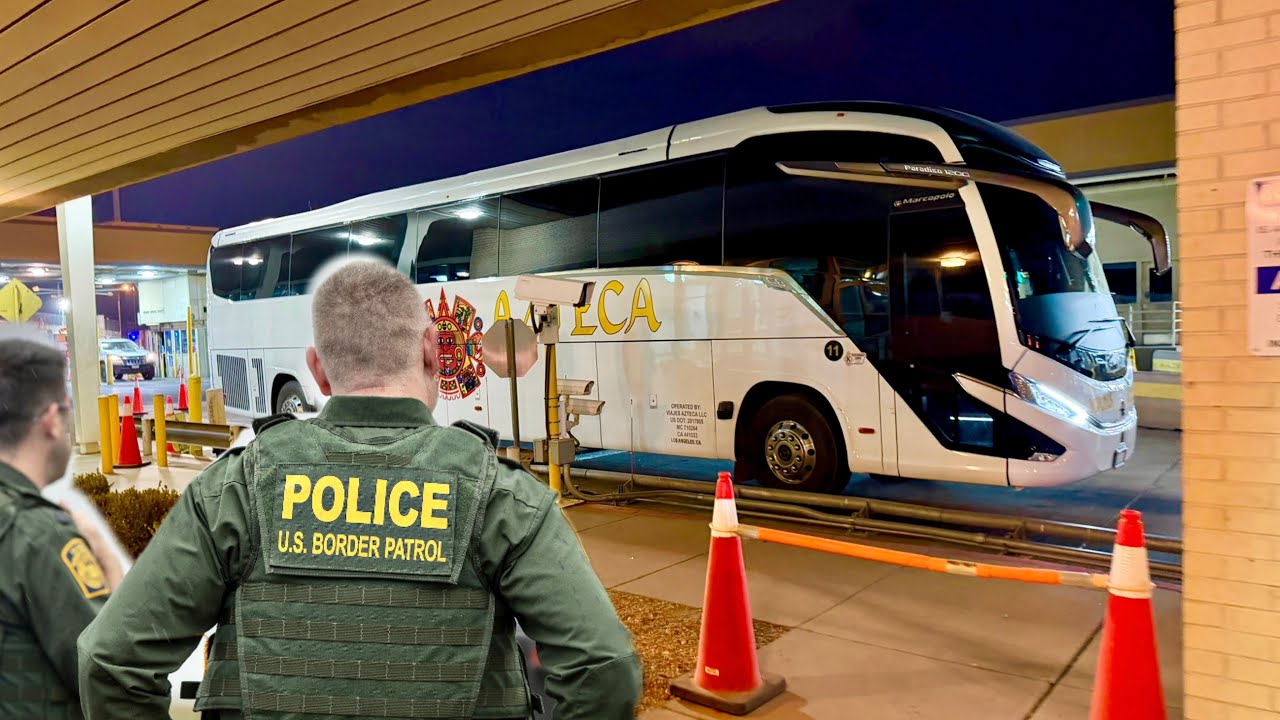 CRUZANDO 42 PASAJEROS EN CAMION POR LA FRONTERA DE NOCHE