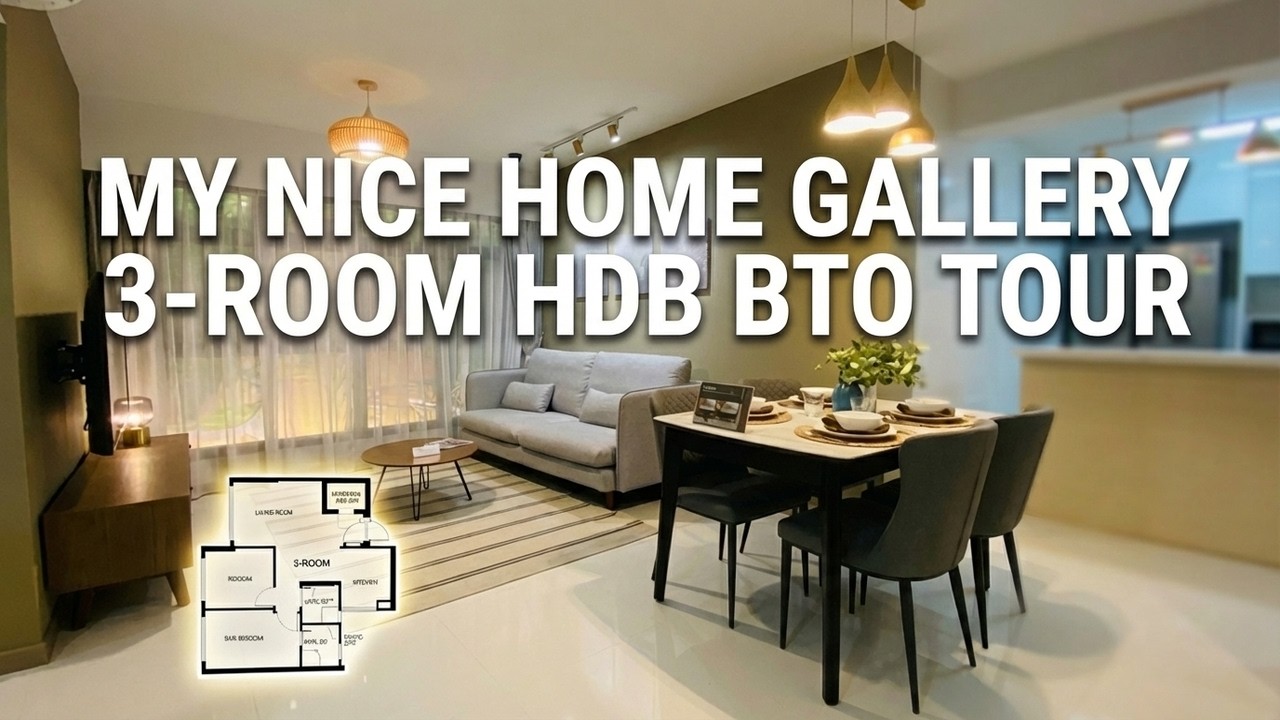 3 Room HDB BTO Show Flat Tour: Why It’s Better Than You Think | My Nice Home Gallery Singapore