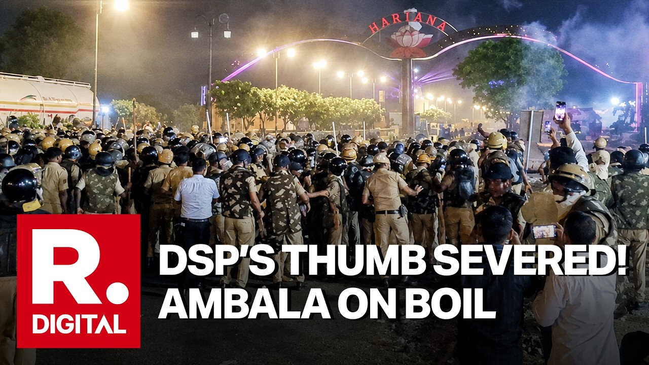 Ambala Protest Turns Violent: At Least 10 Police Personnel  Injured As NH Cleared After Lathicharge