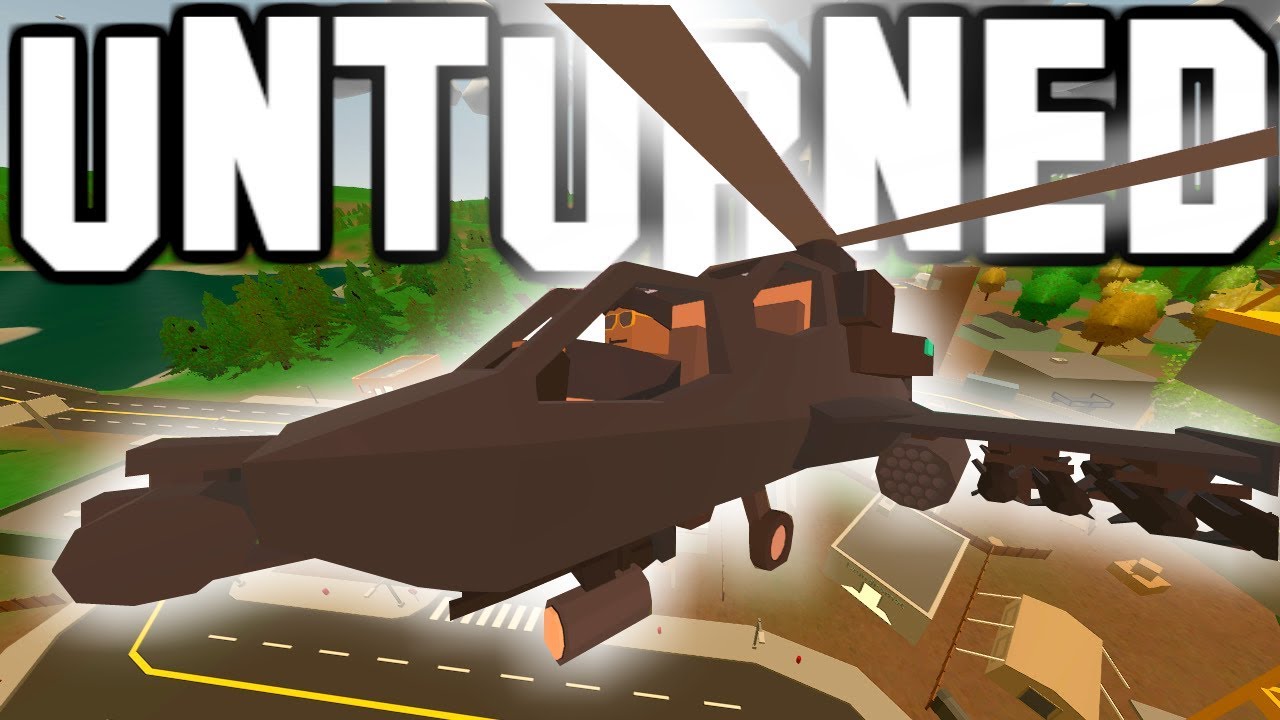 This Helicopter is INSANE! (Unturned Resident Evil 6 Vehicle Mod)