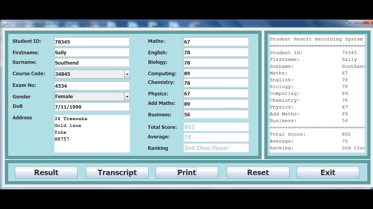 How to Create Student Record Management System in Java Eclipse - Part 1 of 2