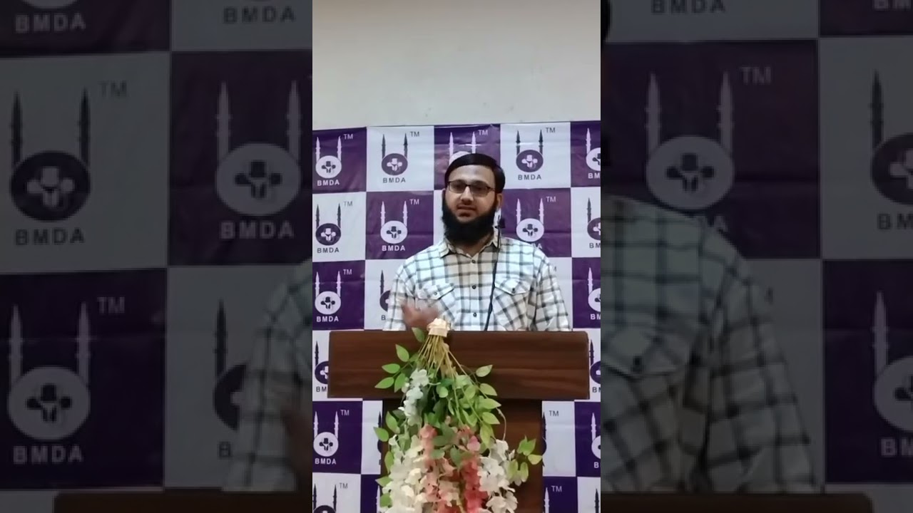 Dr Ashraf Kesrani addressing Future Doctors @barodamuslimdoctorsassociation