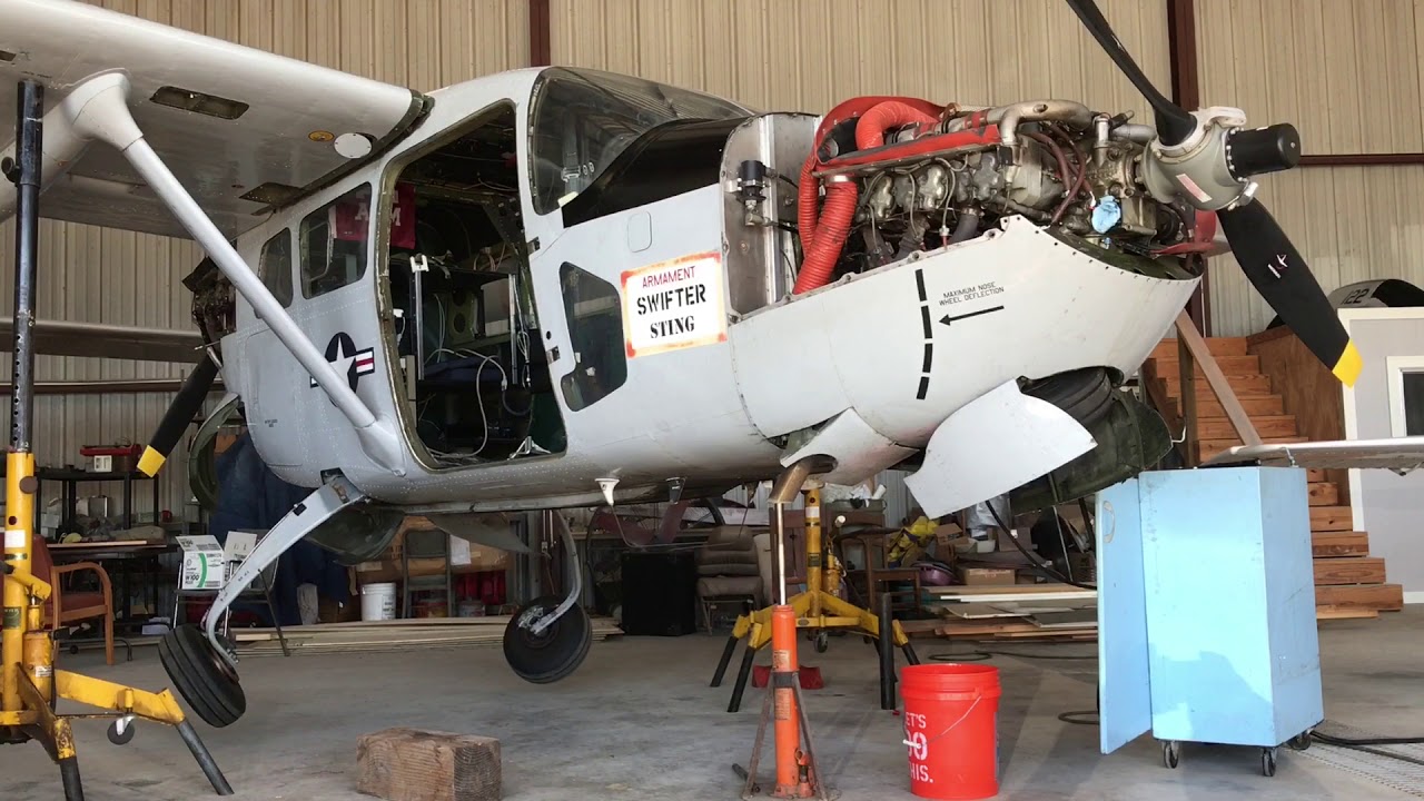 Cessna O-2A N630AM Gear Test 2017