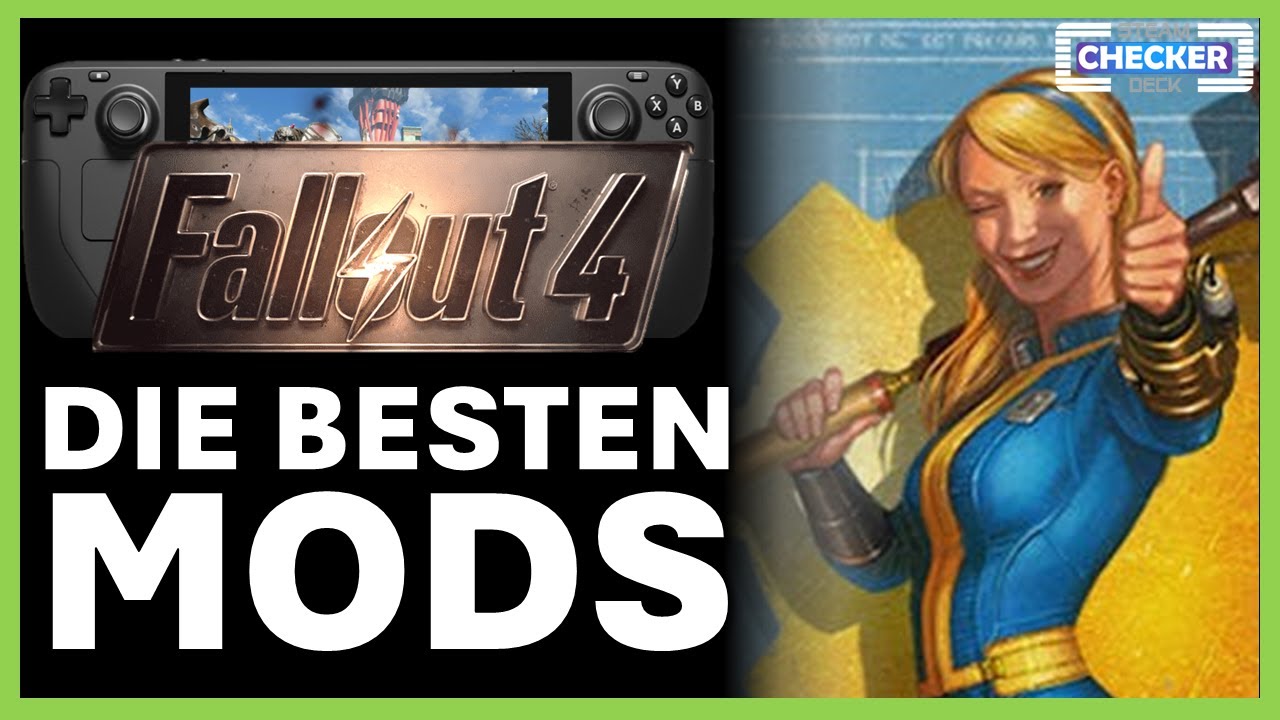Die besten Mods für Fallout 4 für euer Steam Deck ! | Steam Deck OLED | Tutorial
