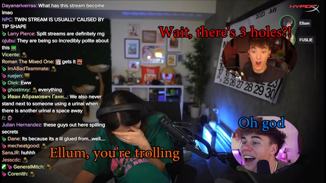 Fuslie learns about 