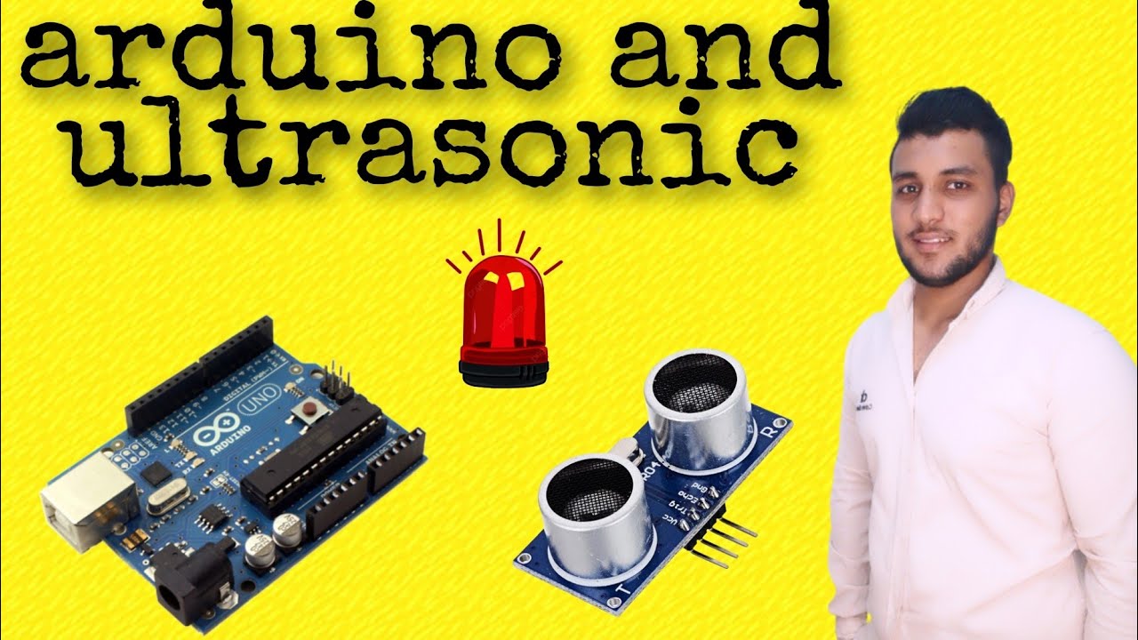 عمل جهاز انذار بستعمال حساس[ Ultrasonic Sansor ] الموجات الفوقه الصوتيه 👇