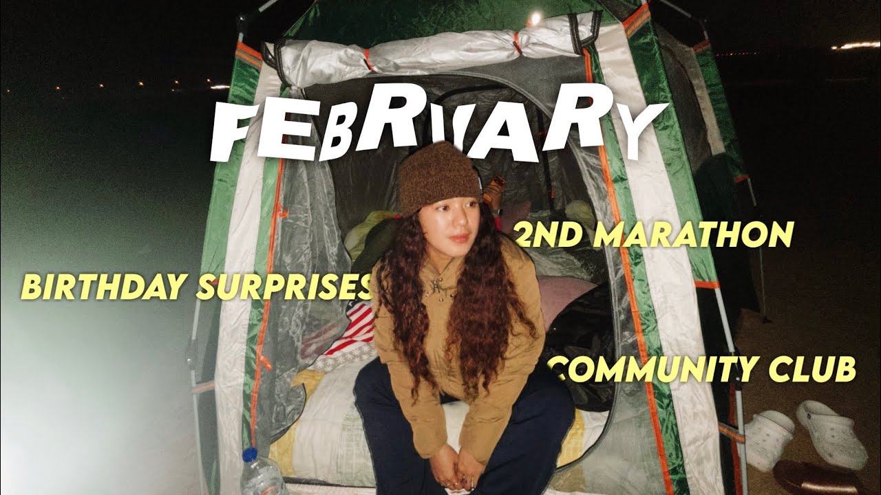 The Month I Ran Another Marathon & Started a Community | February Vlog