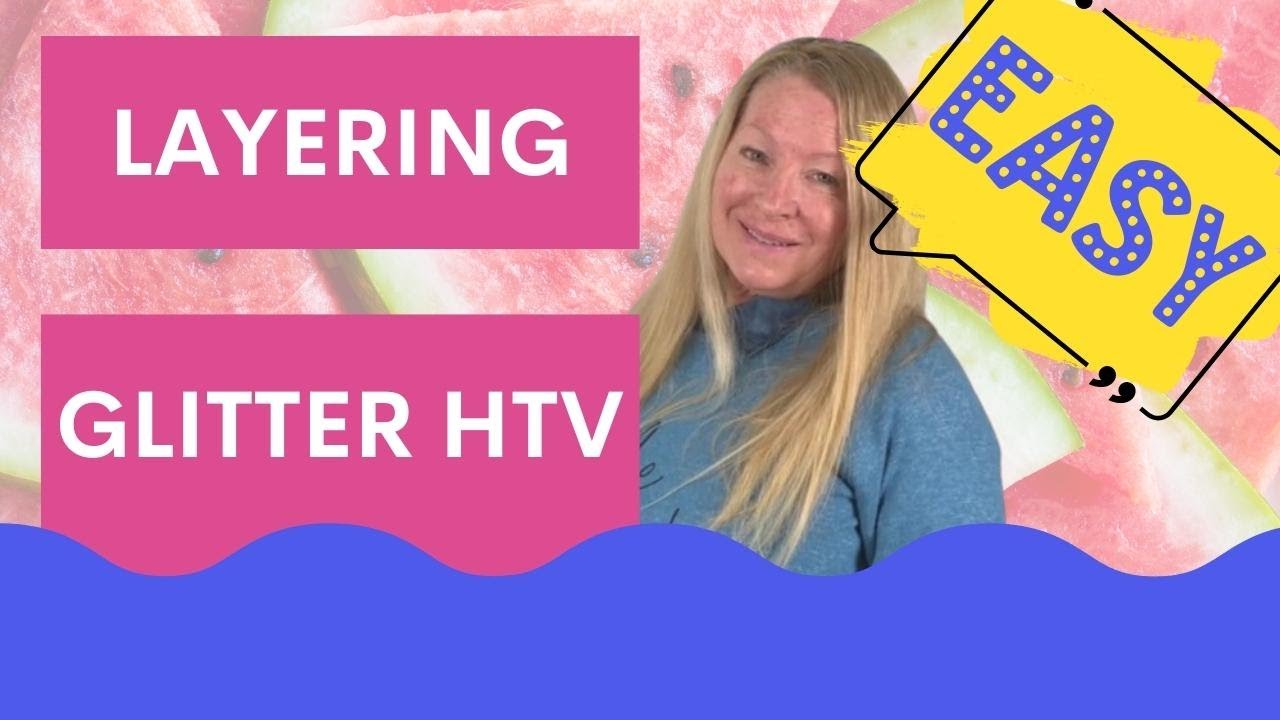How to put Glitter Iron On Vinyl on Shirt using FREE Watermelon SVG