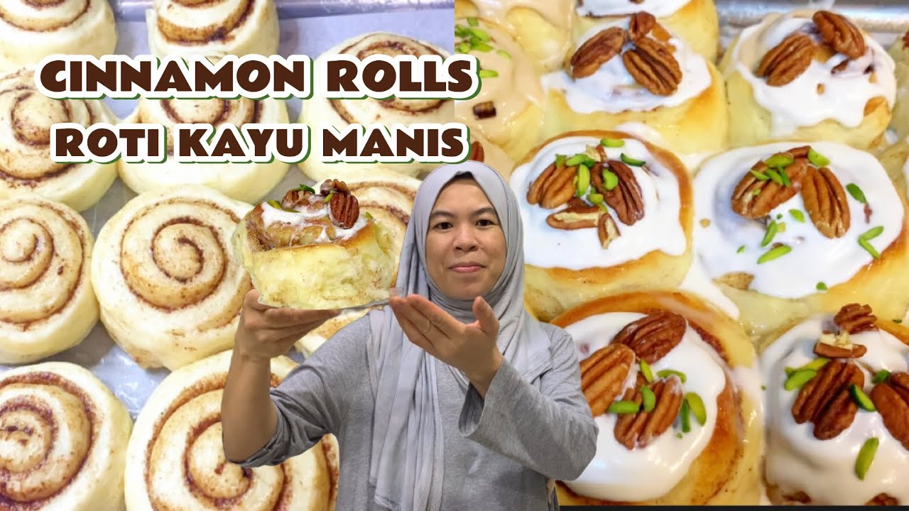 RESEP CINNAMON ROLLS |ROTI ARAB ROTI KAYU MANIS LEMBUT DAN EMPUK SELEMBUT KAPAS