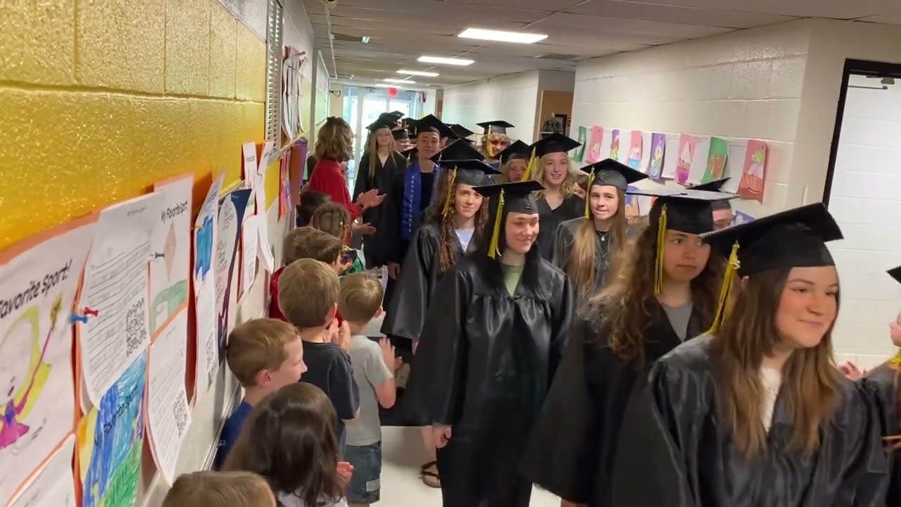Class of 2023 walk through Elementary
