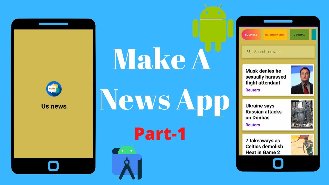 Create a news app in android studio || NewsApp