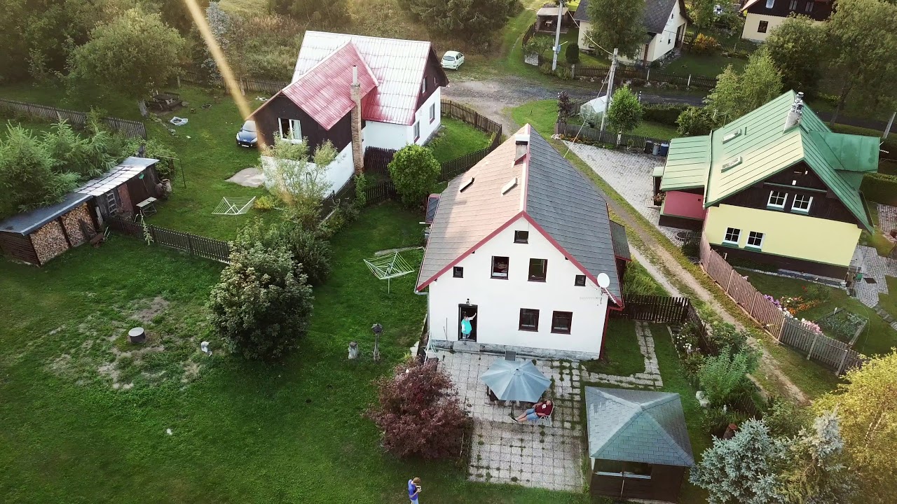 Přebuz from the sky