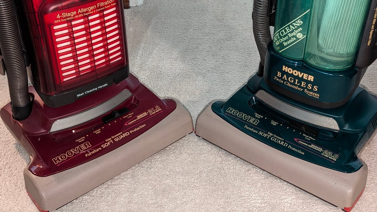 '01 Hoover Widepath U5254-900 VS '02 Hoover Twin Chamber Bagless U5290-900