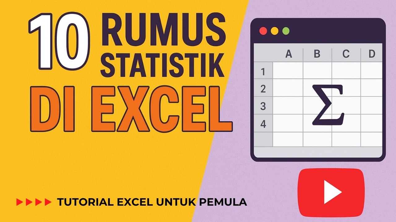 10 Rumus Statistik di Excel yang Wajib Dikuasai Pemula 