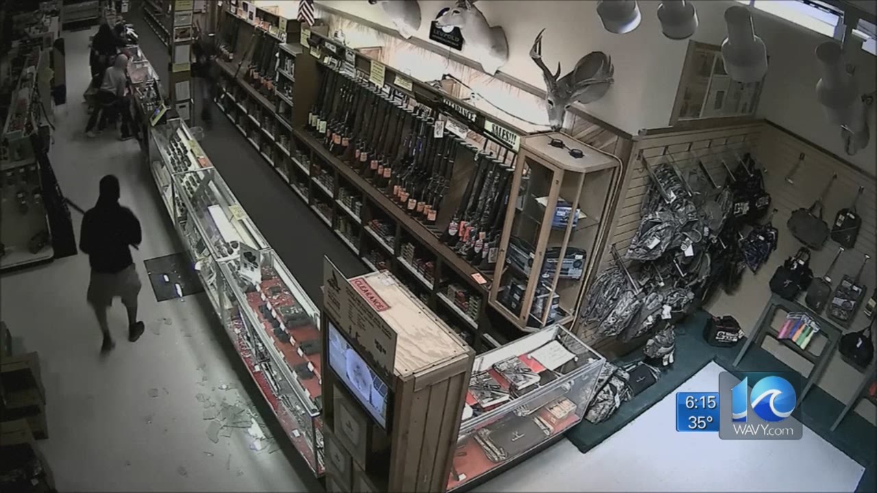 Authorities arrest several people in gun store smash-and-grab