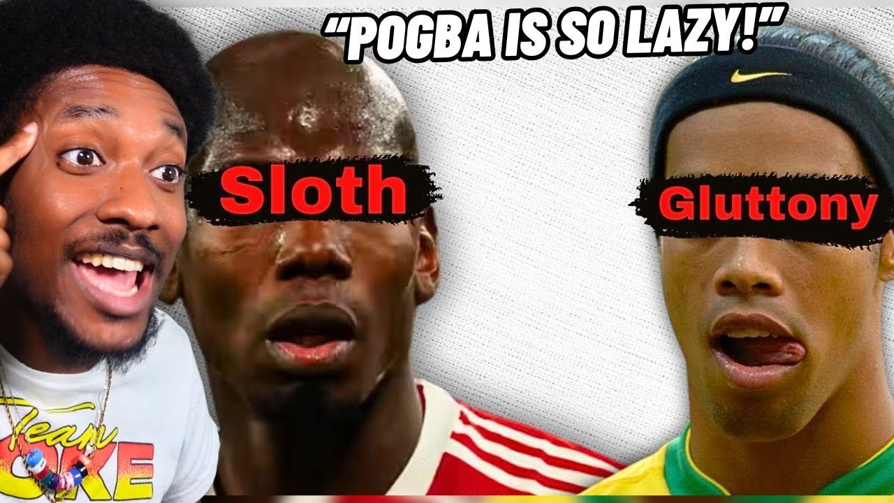 Generational Crash Outs 🤣... The 7 Deadly Sins As Footballers Reaction!