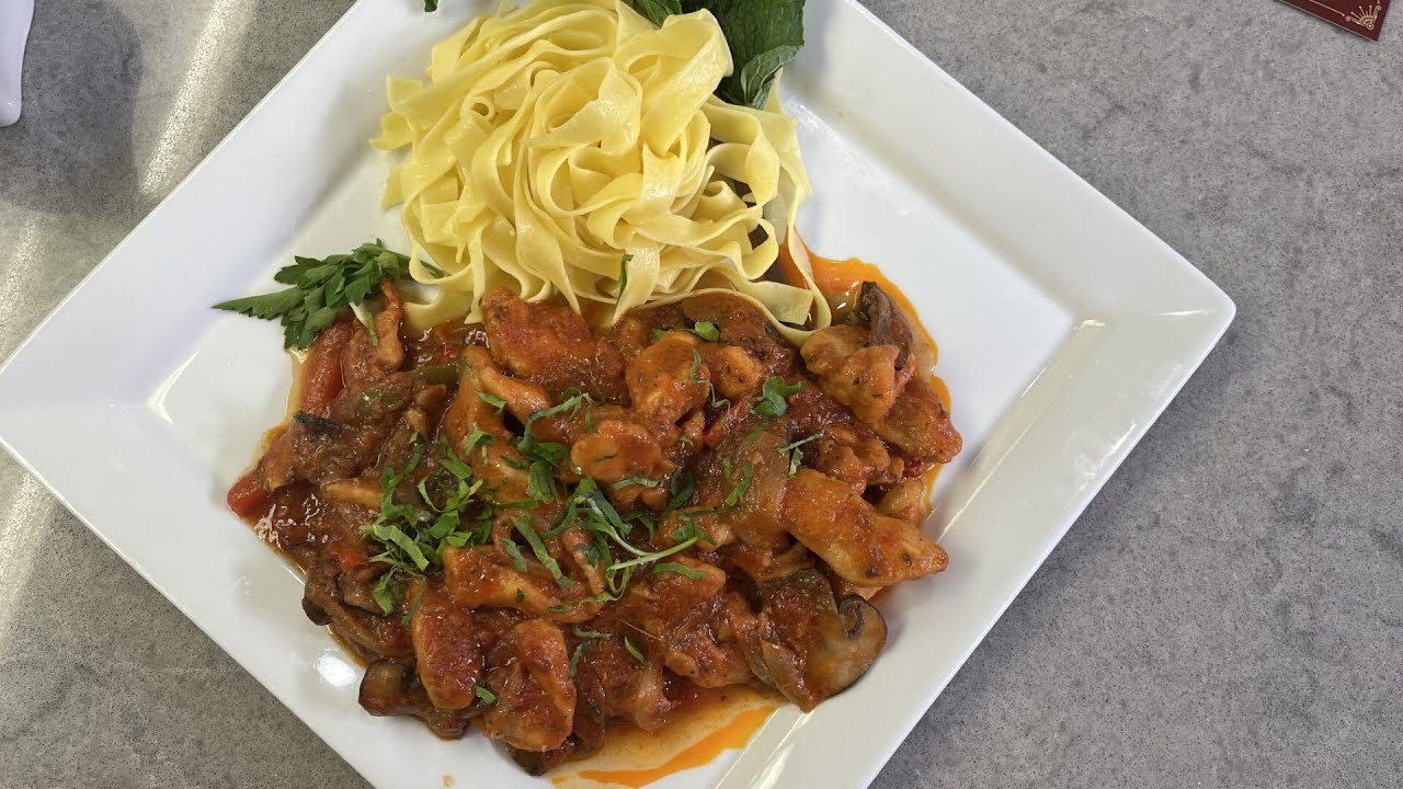 In the Kitchen: Chicken Cacciatore