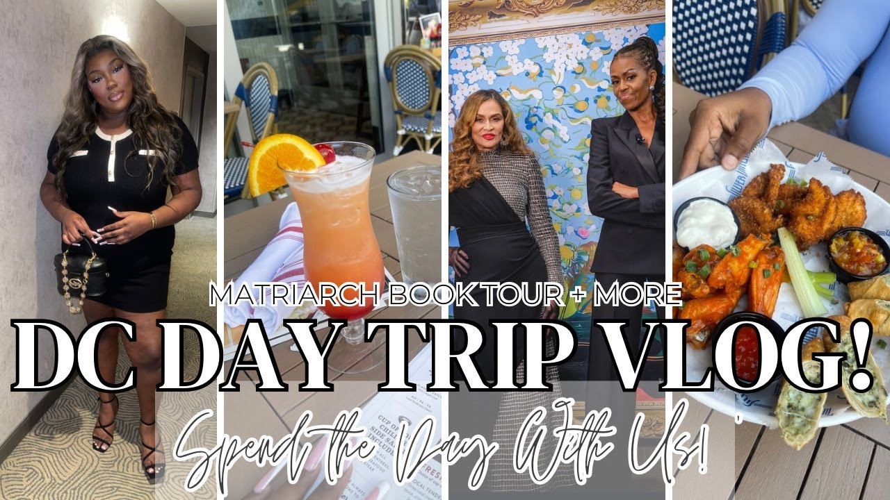 Travel Vlog: DC Edition! |The Matriarch Book Tour & More! Erica Danley