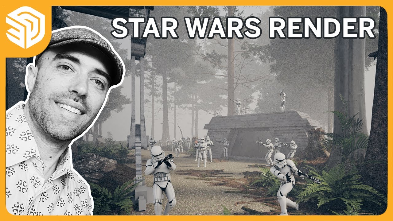 Star Wars Rendering Process w/ V-Ray & SketchUp