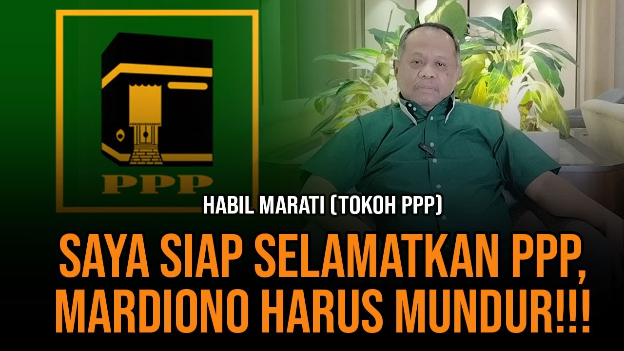 DUKUNG JOKOWI, PPP MALAH BONCOS DI PEMILU 2024, MARDIONO HARUS MUNDUR, HABIL MARATI SIAP SELAMATKAN!
