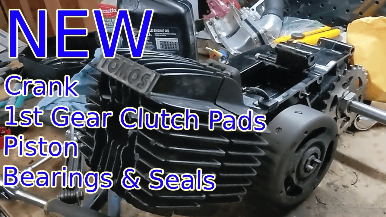 Tomos A35 - Let's Drop, Rebuild, and Reassemble with New Clutch Pads the Well Loved Tomos Engine