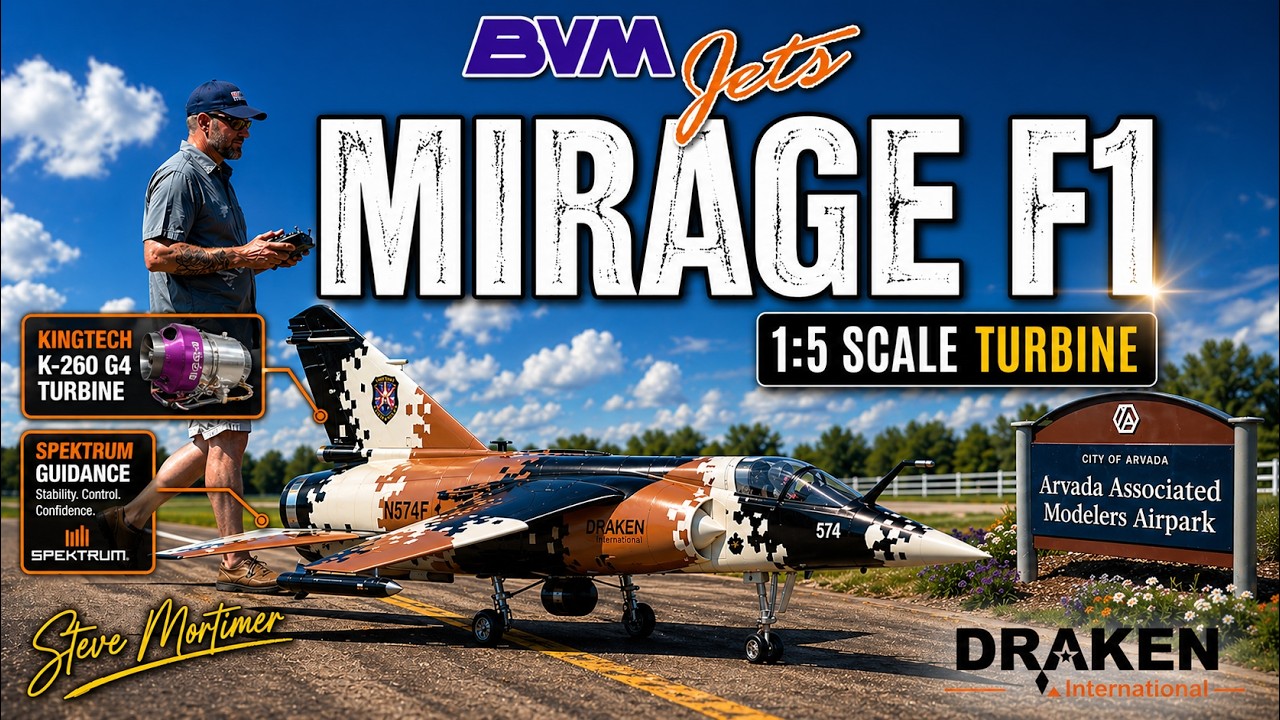 Steve Mortimer...  BVM 1:5 Scale F-1 Mirage...   Monday, May 29, 2023