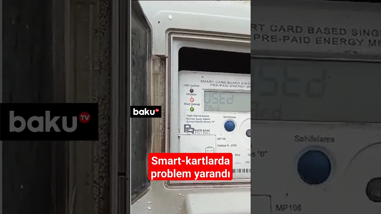 Smart-kartlarda problem yarandı | ”Azərişıq”dan vacib açıqlama