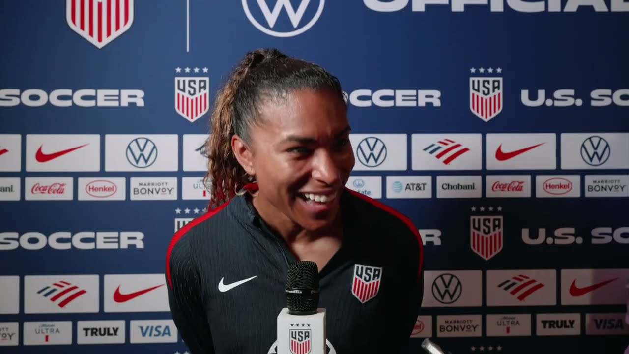 Cat Macario Talks Scoring In Three Straight Games | USWNT vs. Italy Post-Match