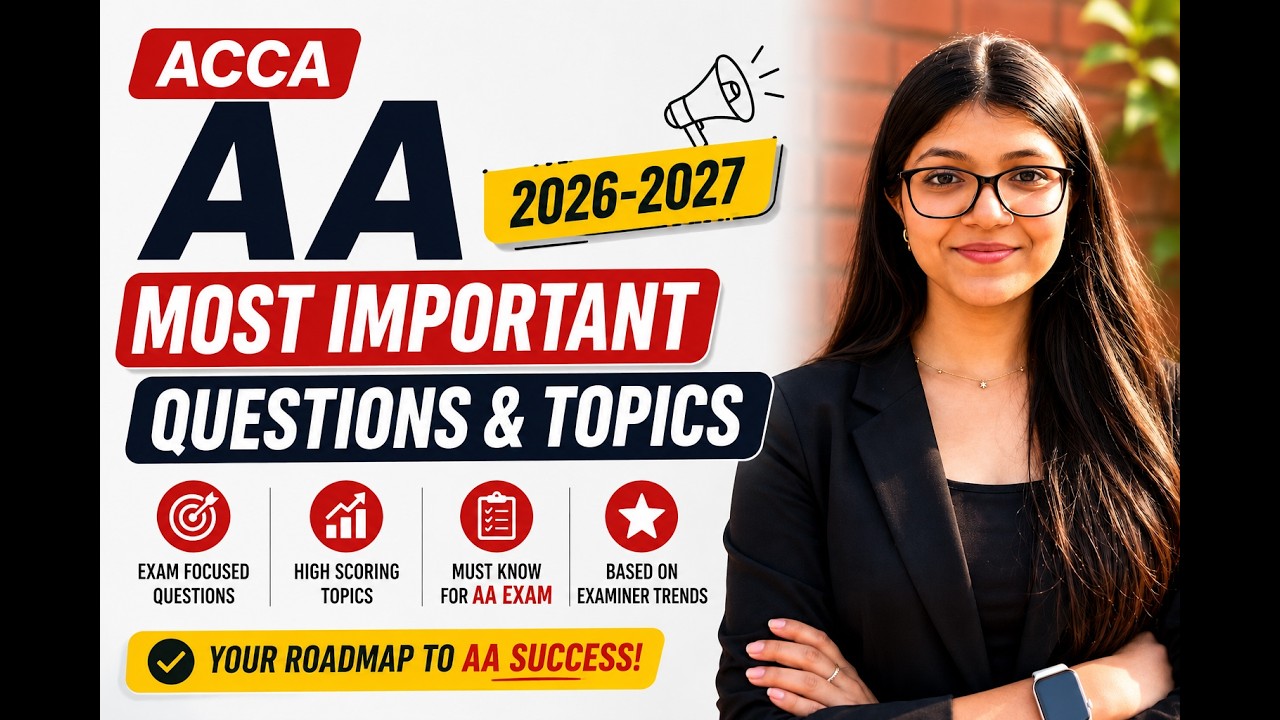 ACCA AA 2026-27 | Список важнейших вопросов | Аудит и проверка (Audit & Assurance) | Punya Aggarw...