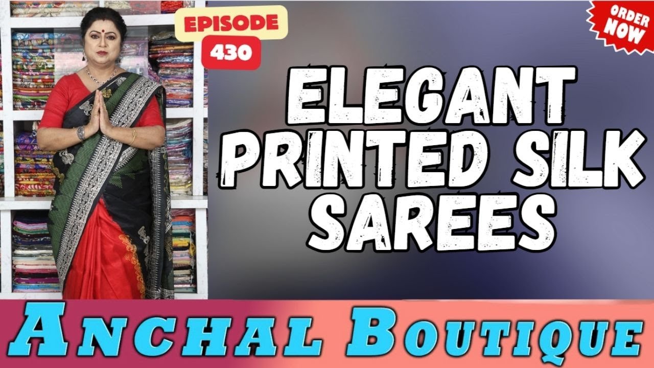 Elegant Printed Silk Sarees || Episode -430 || #shortsviralvideos
