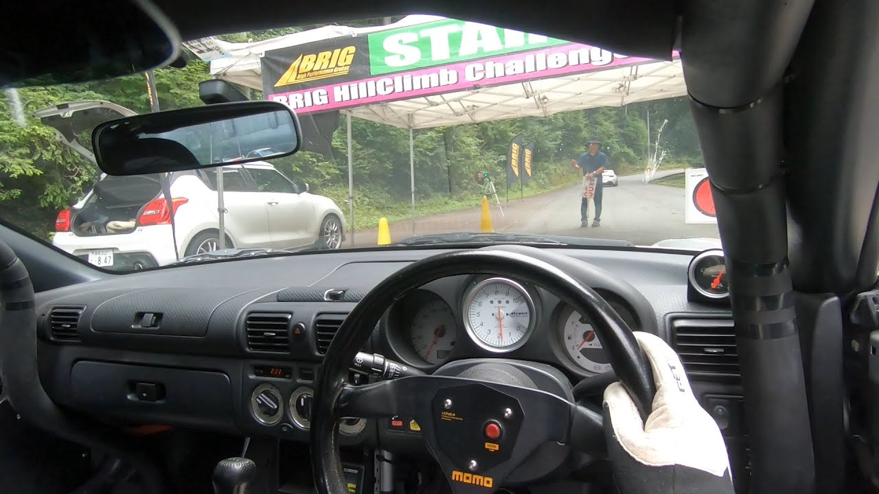 ドライ路面  全開アタック  BRIG Hill Climb Challenge 2024 恵那 笠置山 2ZZ クロス MR-S 峠 (MR2 SPYDER)