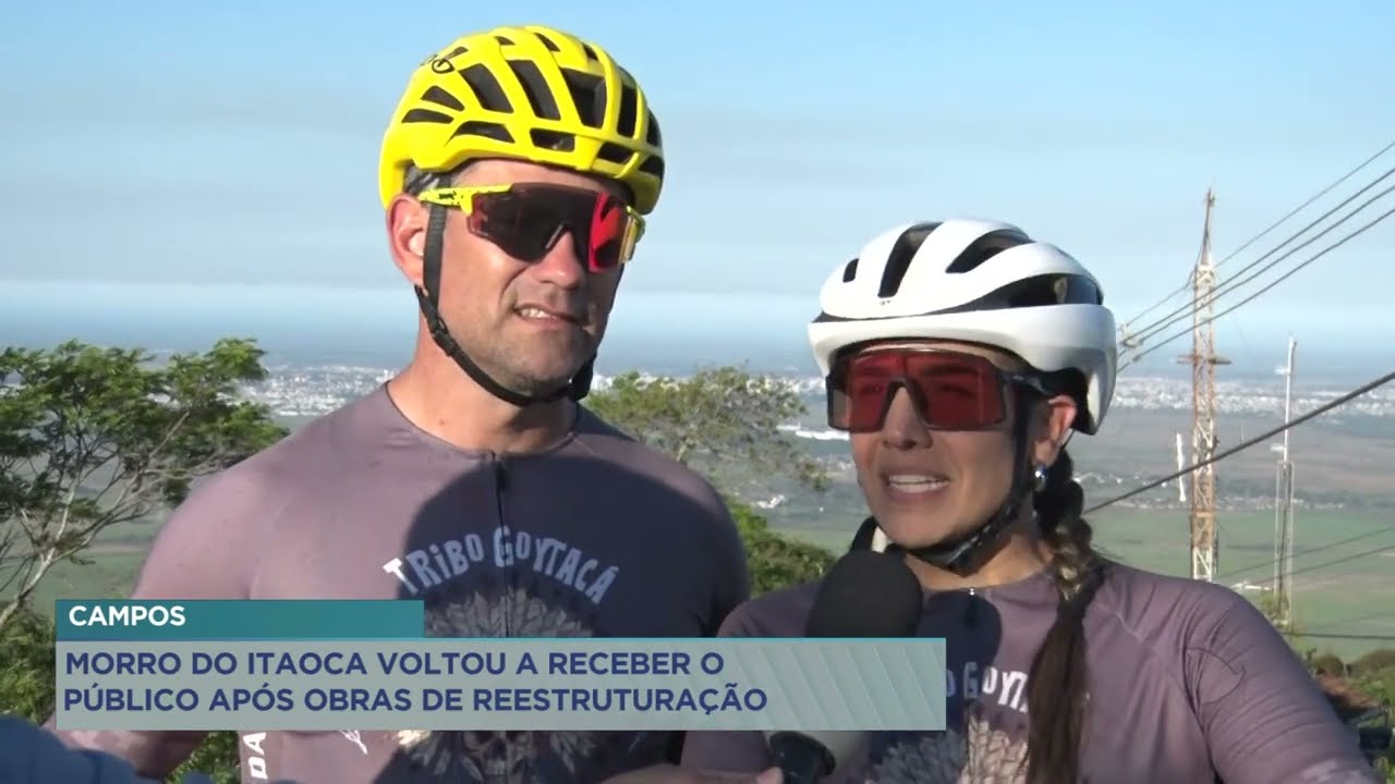 Morro do Itaoca, em Campos, voltou a receber o p&uacute;blico ap&oacute;s obras de reestrutura&ccedil;&atilde;o
