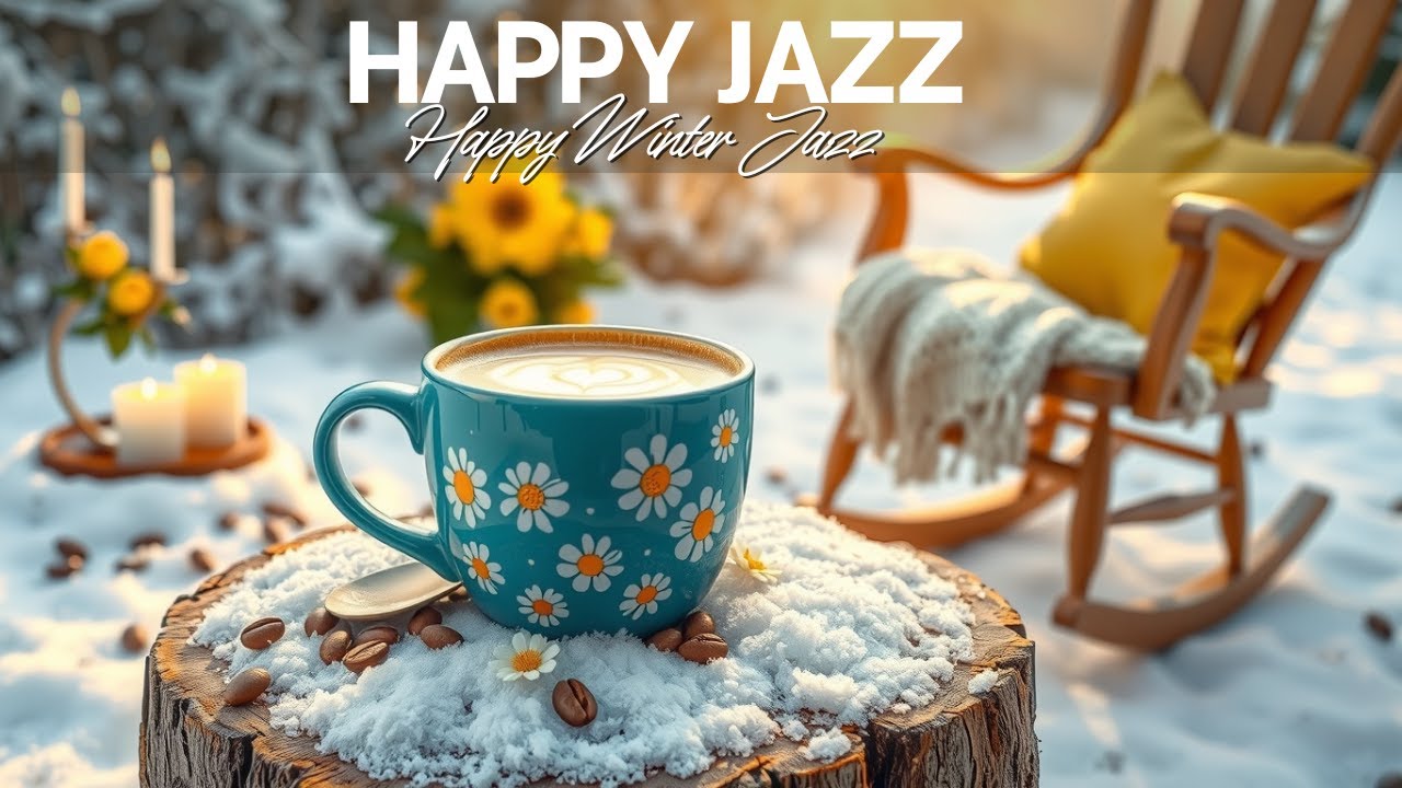 Cozy Winter Jazz Cafe ❄️ Smooth Instrumental Coffee Shop Music for Relaxation, Focus & Study Time