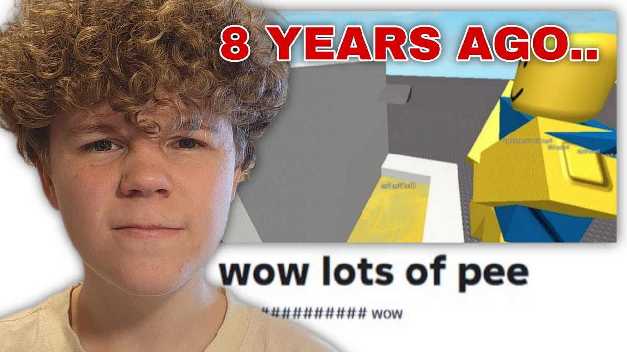 I Played My AWFUL Old Roblox Games..