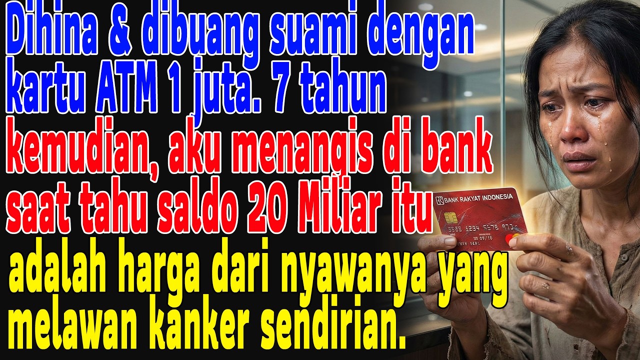 7 Tahun Kubenci Suami yang Selingkuh, Setelah Dia Mati Aku Menangis Tahu Cintanya Ada di Kartu ATM