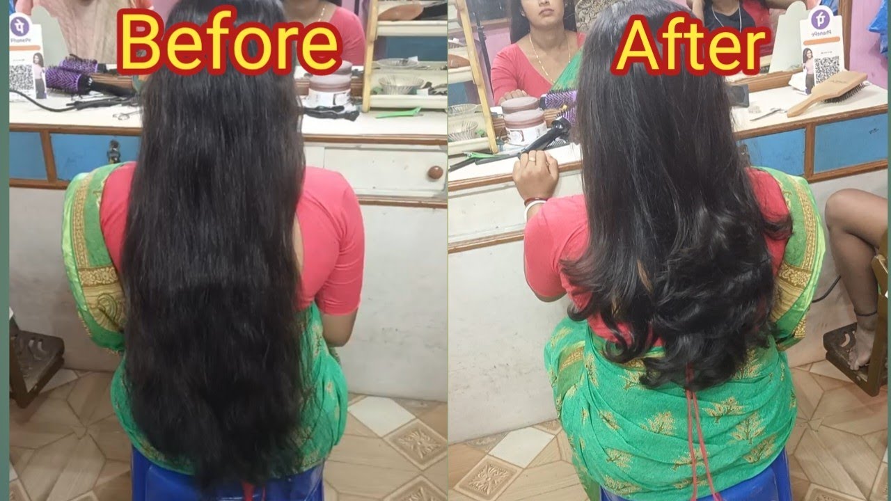 Step cutting for long hair💥💗😍(@swapna beauty space )