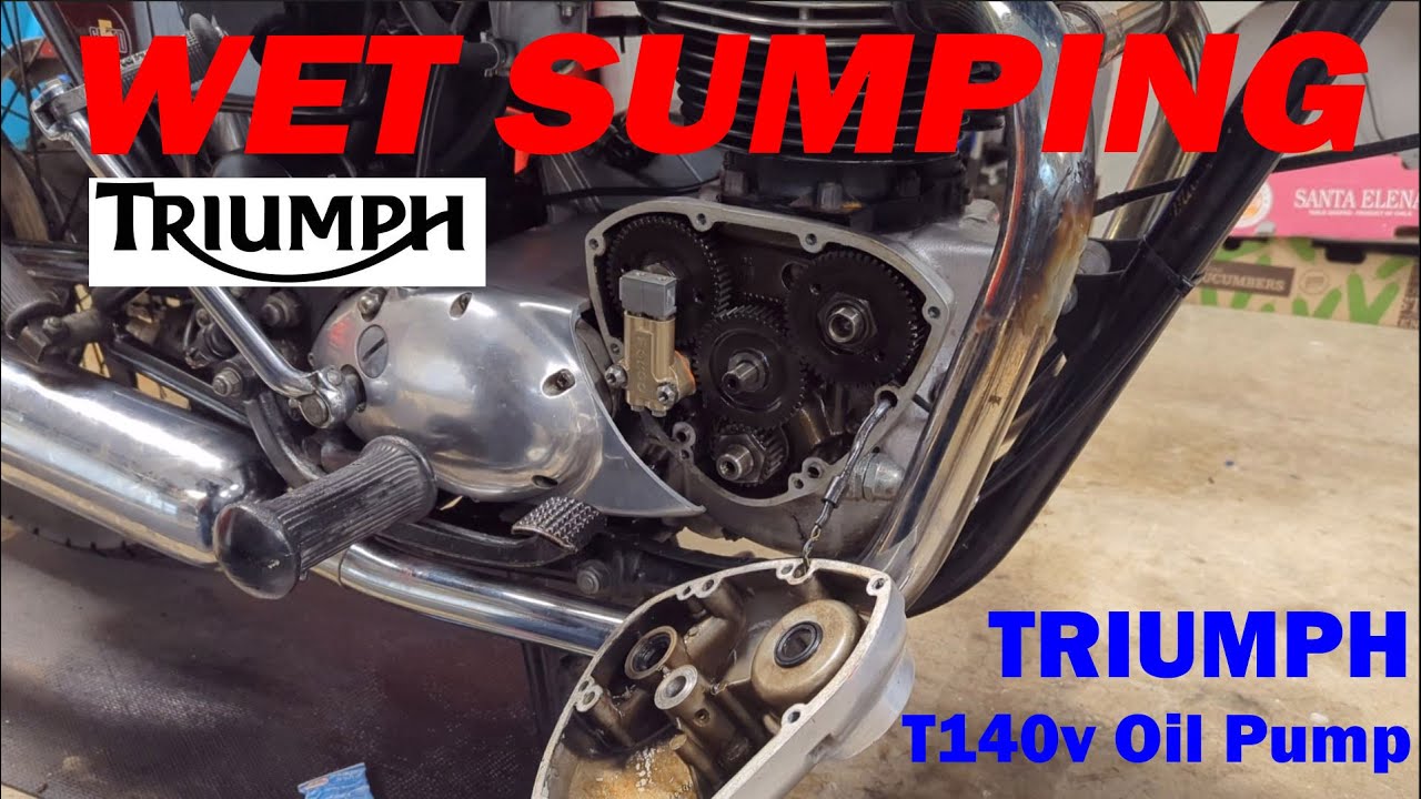 Triumph Bonneville T140v - Part 9 - Oil Pump Replacement