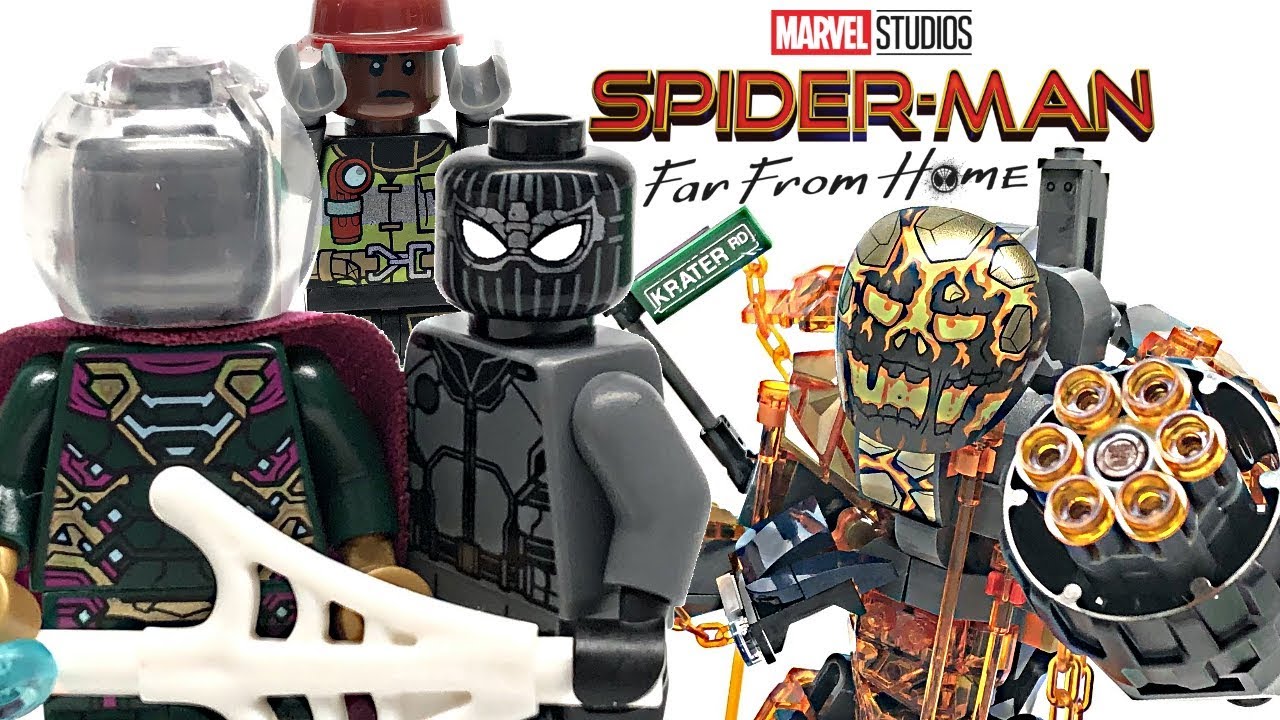 LEGO Spider-Man Far From Home Molten Man Battle review! 2019 set 76128!