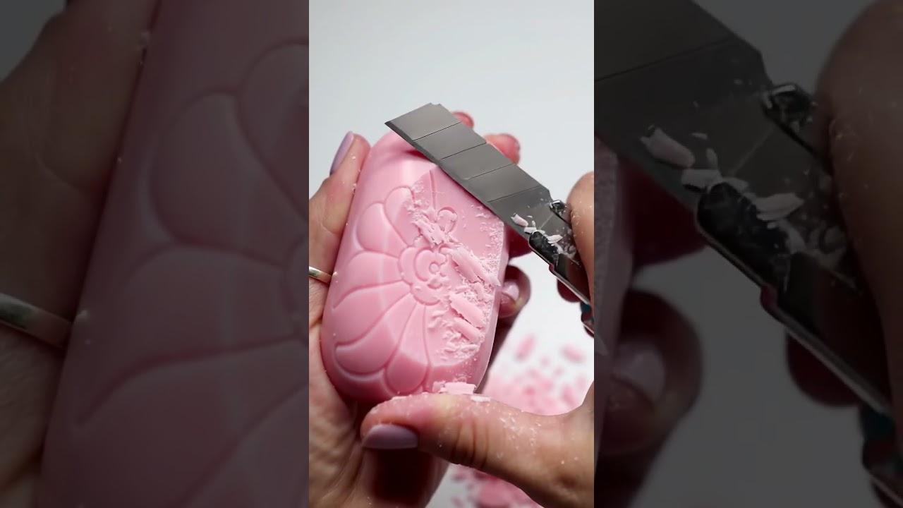 Pastel Soap Carving ASMR 🌸 So Satisfying!