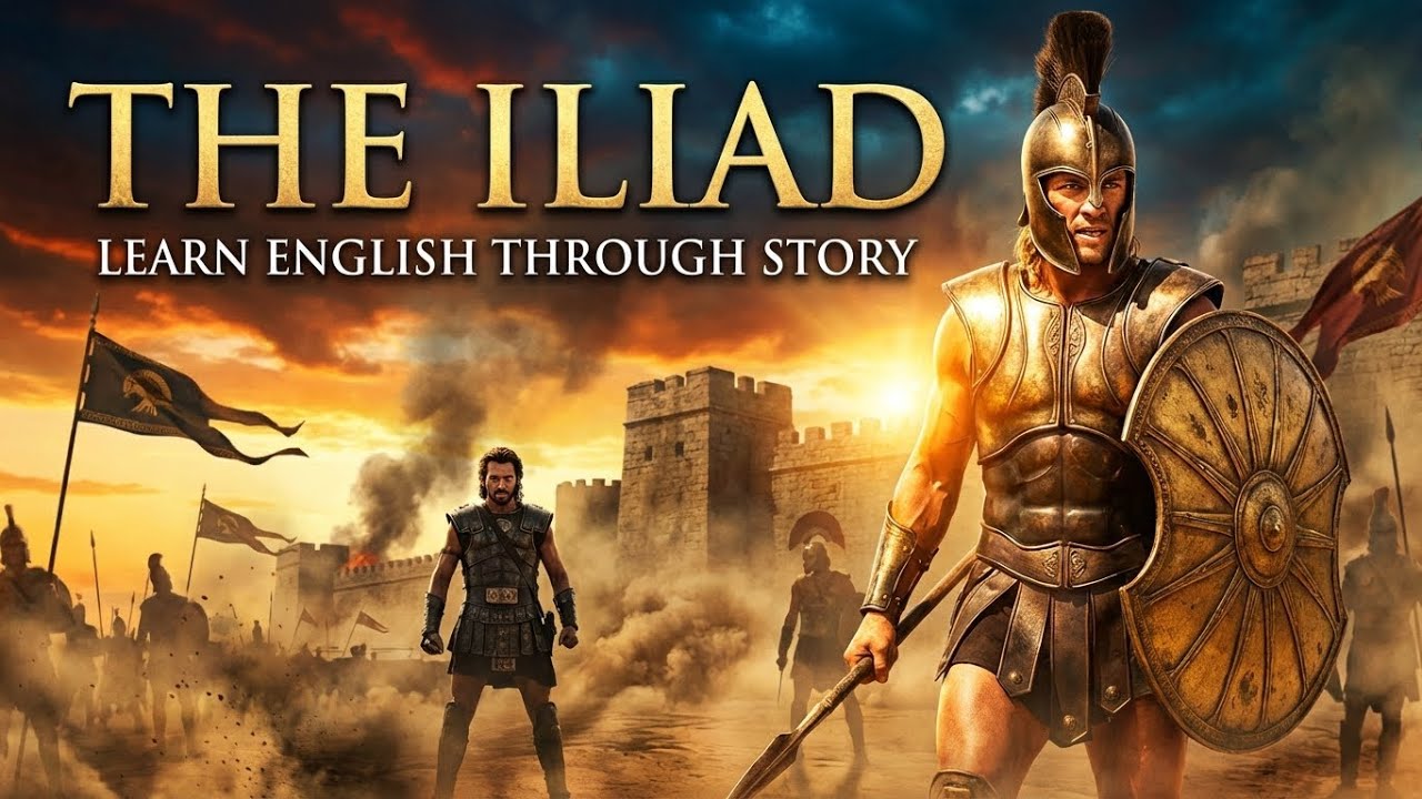 The Iliad by Homer - A Trojan War story | Learn English Through Story | Improve Your English Skills