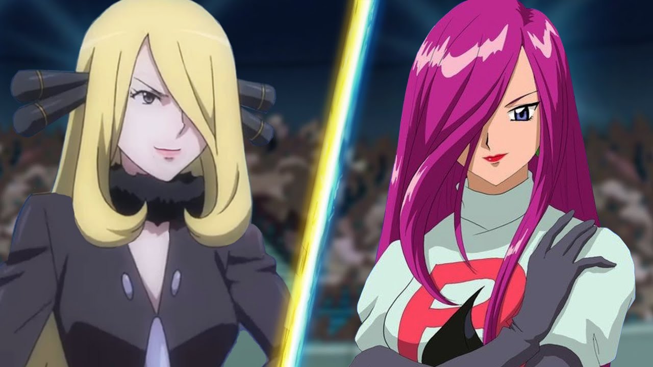 Pokemon Battle: Cynthia Vs Jessie (Team Rocket)