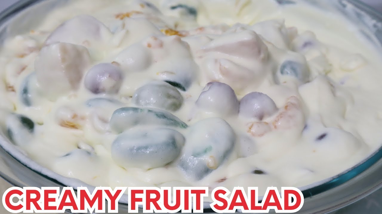 MAKE THE ULTIMATE CREAMY FRUIT SALAD | HOW TO MAKE CREAMY FRUIT SALAD